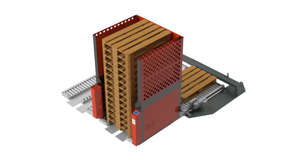 Automatic infeed and outfeed